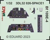 Eduard 3DL32026 Bf 109E-4 SPACE 1:32