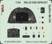 Eduard 3DL32028 Spitfire Mk.VIII SPACE AIRFIX 1:24