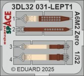 Eduard 3DL32031 A6M2 Zero SPACE TAMIYA 1:32