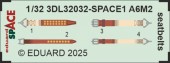Eduard 3DL32032 A6M2 Zero seatbelts SPACE TAMIYA 1:32