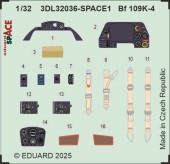 Eduard 3DL32036 Bf 109K-4 SPACE 1/32 for Kotare 1:32