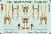 Eduard 3DL32039 Tornado GR.1 seatbelts SPACE for Italeri 1:32