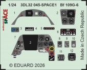 Eduard 3DL32045 Bf 109G-6 SPACE for Airfix 1:24