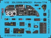 Eduard Accessories 3DL32056 Hunter T.7A SPACE for Revell 1:32