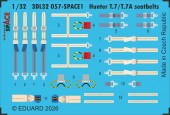 Eduard Accessories 3DL32057 Hunter T.7 / T.7A seatbelts SPACE for Revell 1:32