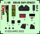 Eduard 3DL48069 F6F-5 SPACE 1:48
