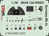 Eduard 3DL48136 Hurricane Mk.IIc SPACE 1/48 ARMA HOBBY