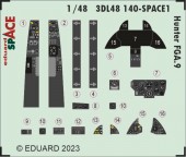 Eduard 3DL48140 Hunter FGA.9 SPACE 1/48 AIRFIX