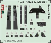 Eduard 3DL48141 Hunter FR.10 SPACE 1/48 AIRFIX 