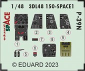 Eduard 3DL48150 P-39N SPACE 1/48