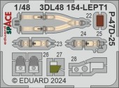 Eduard 3DL48154 P-47D-25 SPACE 1/48 