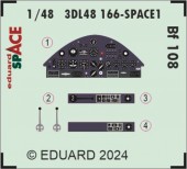 Eduard 3DL48166 Bf 108 SPACE  EDUARD 1:48