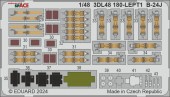 Eduard 3DL48180 B-24J SPACE HOBBY BOSS 1:48