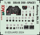 Eduard 3DL48200 Mustang Mk.III SPACE 1:48