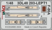 Eduard 3DL48203 F-86A SPACE CLEAR PROP 1:48