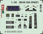 Eduard 3DL48204 MiG-35 SPACE HOBBY BOSS 1:48