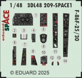 Eduard 3DL48209 F-86F-25/30 SPACE AIRFIX 1:48