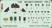 Eduard 3DL48211 F4F-4 SPACE ACADEMY 1:48