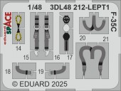 Eduard 3DL48212 F-35C SPACE TAMIYA 1:48