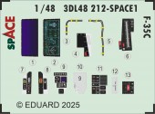 Eduard 3DL48212 F-35C SPACE TAMIYA 1:48
