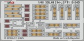 Eduard 3DL48214 B-24D SPACE HOBBY BOSS 1:48