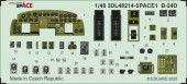 Eduard 3DL48214 B-24D SPACE HOBBY BOSS 1:48