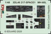 Eduard 3DL48217 MH-60L SPACE ICM 1:48