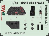 Eduard 3DL48218 Lysander Mk.I/III SPACE AIRFIX 1:48