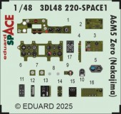 Eduard 3DL48220 A6M5 Zero (Nakajima) SPACE EDUARD 1:48