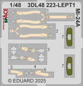 Eduard 3DL48223 Mi-24A SPACE TRUMPETER 1:48
