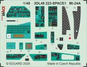 Eduard 3DL48223 Mi-24A SPACE TRUMPETER 1:48