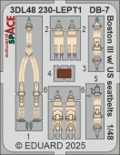Eduard 3DL48230 DB-7 Boston III w/ US seatbelts SPACE HKM 1:48