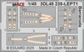 Eduard 3DL48235 Barracuda SPACE TRUMPETER 1:48