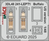 Eduard 3DL48241 Buffalo US version SPACE TAMIYA 1:48