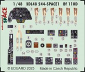 Eduard 3DL48244 Bf 110D SPACE EDUARD 1:48
