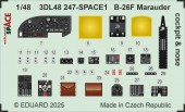 Eduard 3DL48247 B-26F Marauder cockpit & nose SPACE ICM 1:48