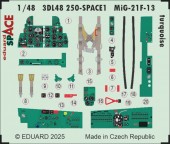 Eduard 3DL48250 MiG-21F-13 turquoise SPACE 1/48 for Eduard 1:48