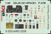 Eduard 3DL48267 P-47M SPACE for Miniart 1:48