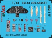 Eduard Accessories 3DL48300 MiG-17F SPACE for Kinetic 1:48