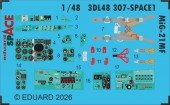 Eduard Accessories 3DL48307 MiG-21MF SPACE for RFM 1:48