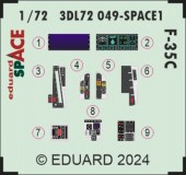 Eduard 3DL72049 F-35C SPACE 1:72