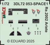 Eduard 3DL72053 Re.2002 Ariete SPACE ITALERI 1:72