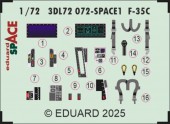 Eduard 3DL72072 F-35C SPACE 1/72 for Tamiya 1:72
