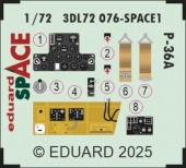 Eduard 3DL72076 P-36A SPACE for Arma Hobby 1:72