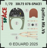 Eduard 3DL72078 Spitfire Mk.Vb SPACE for Eduard 1:72