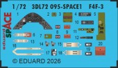 Eduard Accessories 3DL72095 F4F-3 SPACE for Arma Hobby 1:72