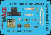 Eduard Accessories 3DL72103 Curtiss Hawk 81-A2 SPACE for Arma Hobby 1:72