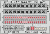 Eduard 491184 B-17F bomb bay for HKM 1:48