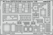 Eduard 491510 B-24D nose interior HOBBY BOSS 1:48