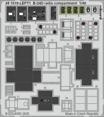 Eduard 491519 B-24D radio compartment HOBBY BOSS 1:48